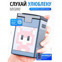 Беспроводная зарядная станция 6в1 с Bluetooth-колонкой и пиксельным экраном