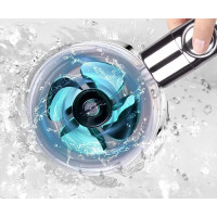 Водозберігаюча насадка для душу з вентилятором - Turbocharged shower head