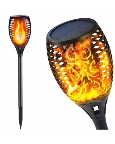 Садовий світильник Факел з ефектом полум'я - Solar flame led light