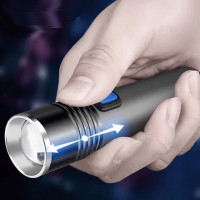 Аккумуляторный светодиодный фонарик с зарядкой USB