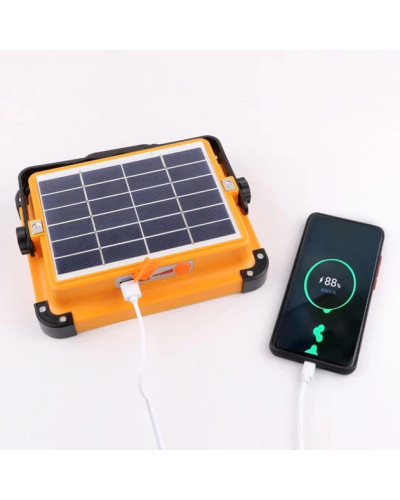 Переносний прожектор-ліхтар на сонячній батареї з функцією PowerBank Переносний прожектор-ліхтар на сонячній батареї з функцією PowerBank