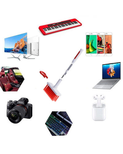 Многофункциональная щетка для электроники 5в1 - PC Brush Многофункциональная щетка для электроники 5в1 - PC Brush