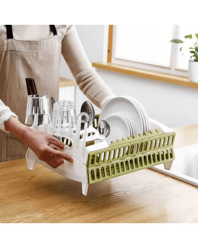 Сушарка - органайзер для посуду - Compact Dish Rack Сушарка - органайзер для посуду - Compact Dish Rack