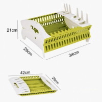 Сушарка - органайзер для посуду - Compact Dish Rack