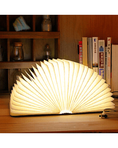 Настольная лампа - книга - Foldable Book Lamp
