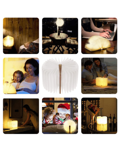 Настольная лампа - книга - Foldable Book Lamp Настольная лампа - книга - Foldable Book Lamp