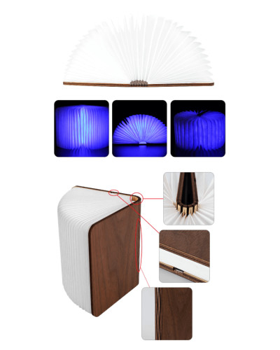 Настольная лампа - книга - Foldable Book Lamp Настольная лампа - книга - Foldable Book Lamp