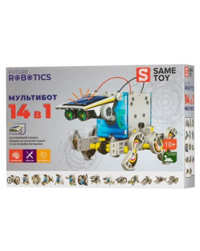 Робот-конструктор Same Toy Мультибот 14 в 1 на солнечной батарее