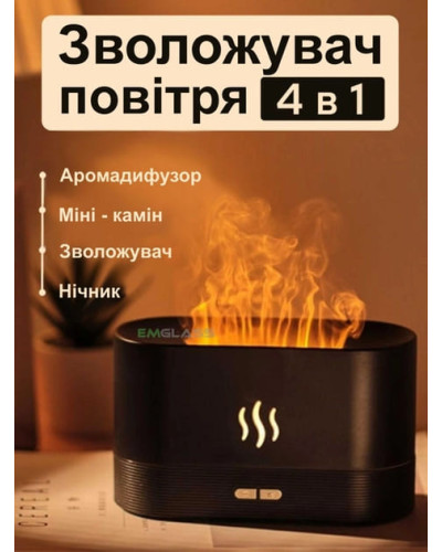 Ночник – увлажнитель воздуха с эффектом живого пламени Ночник – увлажнитель воздуха с эффектом живого пламени