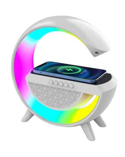 Ночник с беспроводной зарядкой и Bluetooth колонкой – Smart Light Sound Machine