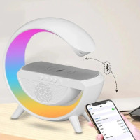 Нічник із бездротовою зарядкою та Bluetooth колонкою - Smart Light Sound Machine
