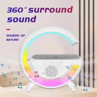 Нічник із бездротовою зарядкою та Bluetooth колонкою - Smart Light Sound Machine