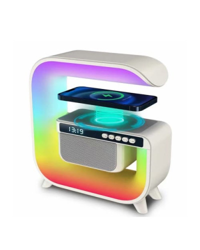 Лампа – ночник с беспроводной зарядкой и Bluetooth динамиком – G-Lite XM-G3