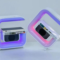 Лампа - нічник із бездротовою зарядкою та Bluetooth динаміком - G-Lite XM-G3 