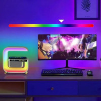 Лампа - нічник із бездротовою зарядкою та Bluetooth динаміком - G-Lite XM-G3 