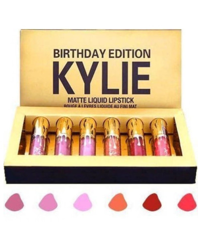 Коллекция матовых жидких помад - Kylie Birthday Edition