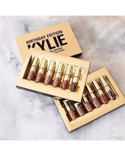Коллекция матовых жидких помад - Kylie Birthday Edition Коллекция матовых жидких помад - Kylie Birthday Edition