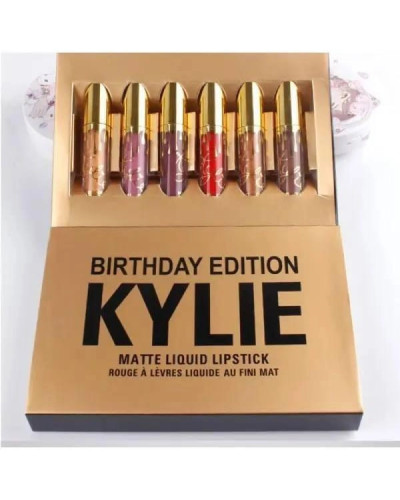 Коллекция матовых жидких помад - Kylie Birthday Edition Коллекция матовых жидких помад - Kylie Birthday Edition
