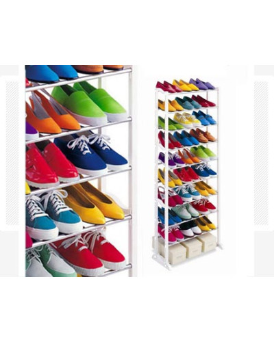 Органайзер полка для обуви Amazing shoe rack + Вешалка для одежды Органайзер полка для обуви Amazing shoe rack + Вешалка для одежды