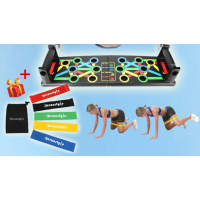 Доска с отжимающими упорами - Push Up Rack Board + подарок Фитнес резинки - Esonstyle