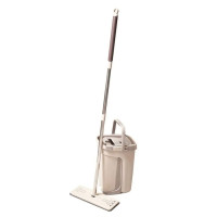 Комплект для уборки - Швабра Spin Mop и ведро Triumf с отжимом для швабры.