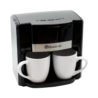 Кофеварка 2 в 1 Domotec с двумя керамическими чашками