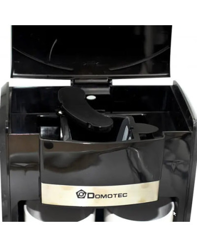 Кофеварка 2 в 1 Domotec с двумя керамическими чашками