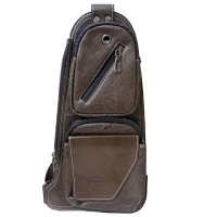 Подарунковий набір шкіряна чоловіча сумка Jasper Collection та годинник 