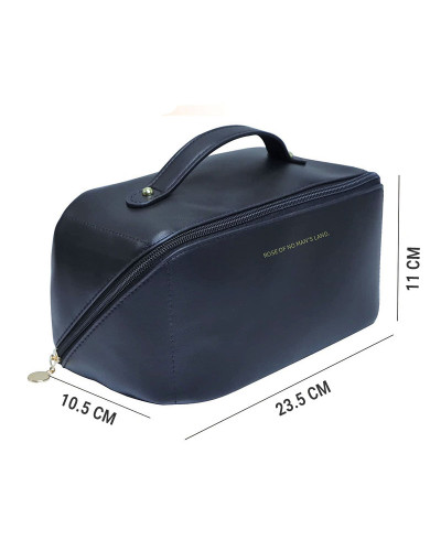 Вместительная дорожная косметичка - Make Up Bag (чорная) Вместительная дорожная косметичка - Make Up Bag (чорная)