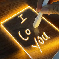 3D ночник с маркером — световая доска для рисования