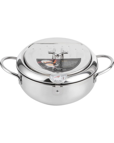 Фритюрница с термометром на 2,2л. - Fryer Pot Фритюрница с термометром на 2,2л. - Fryer Pot