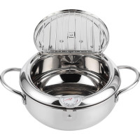 Фритюрница с термометром на 2,2л. - Fryer Pot 