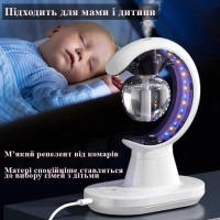 Увлажнитель воздуха с подсветкой и распылителем от комаров 