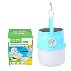 Лампа акумуляторна з сонячною батареєю GDLITE GD-071