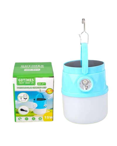 Лампа акумуляторна з сонячною батареєю GDLITE GD-071
