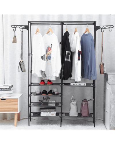 Вешалка для одежды - Simple Coat Rack Double Row Вешалка для одежды - Simple Coat Rack Double Row