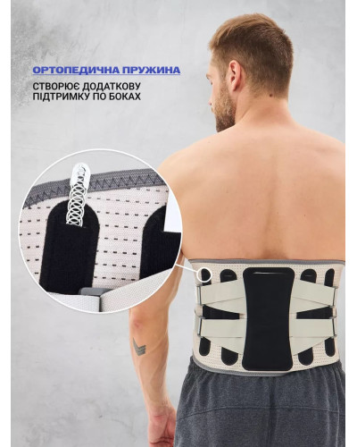 Поддерживающий пояс от боли в спине и пояснице - Curve of the Spine