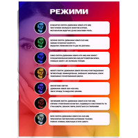 Світлодіодна косметична LED маска для мікрострумової фототерапії