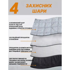 Защитная накидка на лобовое стекло от снега, дождя и солнца с 9 магнитами