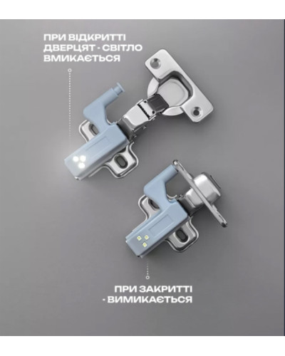 Светодиодный светильник на петлю для шкафа (4шт) (3626-4358) Светодиодный светильник на петлю для шкафа (4шт) (3626-4358)