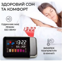 Настільний LED-годинник з проекцією Color Screen Calendar