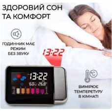 Настольные часы с проекцией - Color Screen Calendar