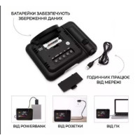Настільний LED-годинник з проекцією Color Screen Calendar