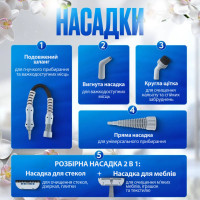 Многофункциональный ручной пароочиститель - Handheld Steam Cleaner