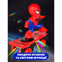 Детская игрушка - Человек Паук на скейтборде
