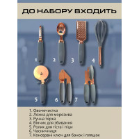 Набір кухонних гаджетів 7 предметів