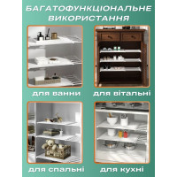 Розсувна телескопічна полиця у шафу (розмір 42*48*80)