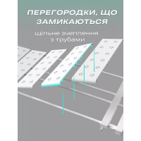 Розсувна телескопічна полиця у шафу (розмір 42*48*80)