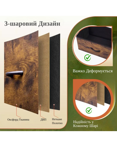 Комод с текстильными ящиками, органайзер для хранения вещей с ящиками, 4 яруса Комод с текстильными ящиками, органайзер для хранения вещей с ящиками, 4 яруса