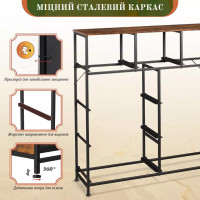 Комод із текстильними ящиками, органайзер для зберігання речей з ящиками, 4 яруси